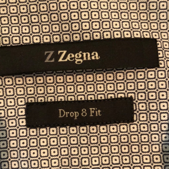 ZEGNA DROP 8 FIT BUTTON DOWN DRESS MENS 43/17 - Picture 7 of 10